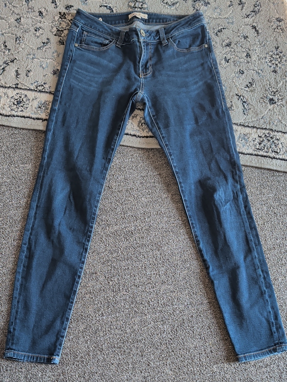 CAbi Dark Blue Skinny Jeans